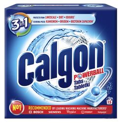 Засіб для пом'якшення води для пральних маш 3 в 1 CALGON 15 штук