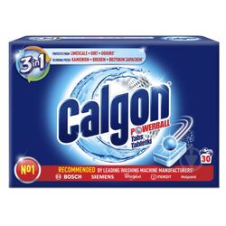 Засіб для пом'якшення води для пральних машин 3 в 1 CALGON 30 шт/уп.