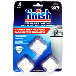 Капсули для очищення посудомийних машин FINISH 3 штуки