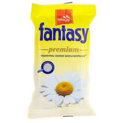 Серветки вологі Fantasy Premium Антисептичні 15 штук