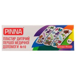 Пластир першої медмчної допомоги дитячий PINNA 72х19мм 10 шт/уп
