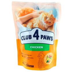 Корм для котів CLUB 4 PAWS Premium Курка 0,9 кг