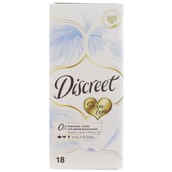 Прокладки щоденні DISCREET Skin Love Multiform 18 шт/пач