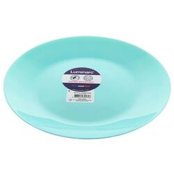 Тарілка обідня скляна Luminarc Light Turquoise 25 см