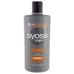Шампунь для нормального волосся чоловічий Syoss Power 440 мл