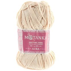 Пряжа для в'язання Motanka AURA 100 г 250 м тон №03