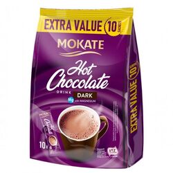 Напій Гарячий шоколад MOKATE Dark 18гх10шт
