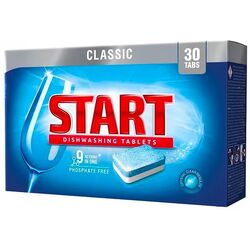 Таблетки для посудомийних машин START CLASSIC 30 штук.