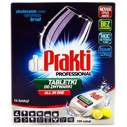 Таблетки для посудомийних машин dr.Prakti 105 штук