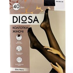 Колготи жіночі капронові Diosa Elite Nero 40 den розмір 5-6