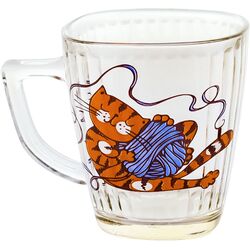 Кухоль скляний Galeryglass Cats 260 мл