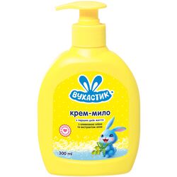 Крем-мило рідке дитяче ВУХАСТИК Алое дозатор 300 мл