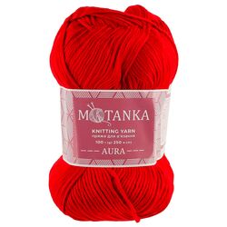 Пряжа для в'язання Motanka AURA 100г 250м тон №40