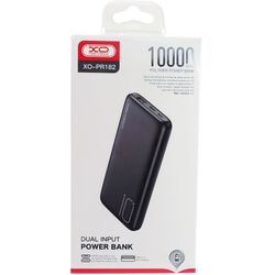 Пристрій зарядний Power Вank XO PR182 чорний 10000mAh