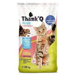 Корм для стерилізованих котів сухий Thank'Q Риба 2 кг