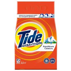 Порошок для прання автомат TIDE Аква-Пудра Альпійська свіжість 2,1 кг