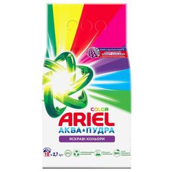 Порошок для прання автомат ARIEL Аква-Пудра Колор 2,7 кг