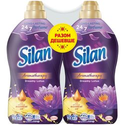 Набір кондиціонерів для білизни Silan Duo Лотос 2х1364 мл
