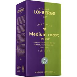 Кава смажена мелена LOFBERGS Medium Roast In Cup 250 г