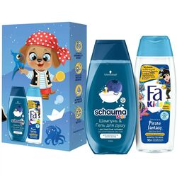 Набір подарунковий дитячий Kids Boy: шампунь-гель+гель-шампунь