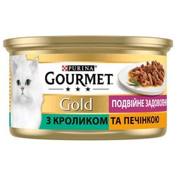 Корм для котів Гурме Голд Дуо Кріль печінка 85 г