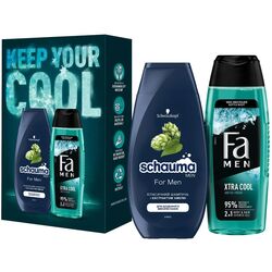 Набір подарунковий чоловічий Keep your cool: шампунь та гель 2в1