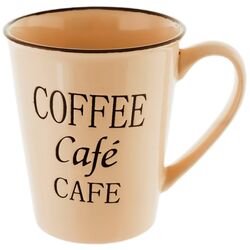 Чашка порцелянова Coffee CAFE кольорова 350 мл