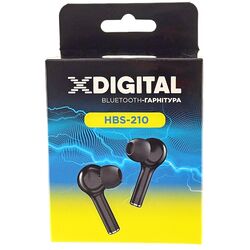 Навушники Bluetooth X-DIGITAL HBS-210 чорні