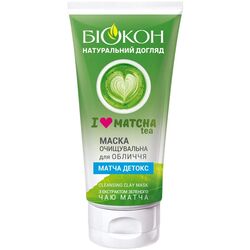 Маска для обличчя очищувальна Біокон I love Matcha tea Детокс 75 мл