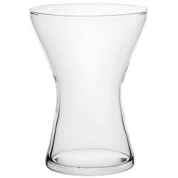 Ваза для квітів скляна гладка TRENDGLASS SANDRA прозора 19 см