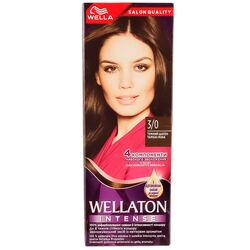 Крем-фарба для волосся WELLATON інтенсивна Темний шатен 3/0