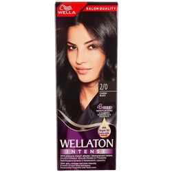 Крем-фарба для волосся WELLATON інтенсивна Чорний 2/0