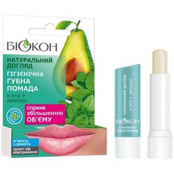 Помада для губ гігієнічна Біокон Натуральний догляд М'ята+авокадо 4,6 г