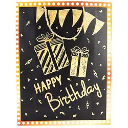 Пакет подарунковий Happy Birthday стиль 31х40х12 см