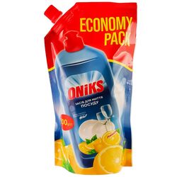 Засіб для миття посуду ONIKS Лимон дой-пак 500 г