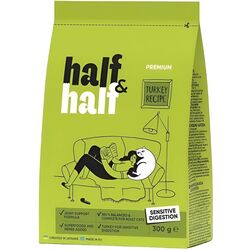Корм для котів з чутливим травленням HalfHalf Premium з індичкою 300 г
