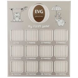 Фотоколаж металевий EVG ONIX Baby 13 фото срібний
