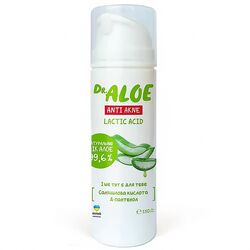 Гель для вмивання обличчя з кислотами Dr.ALOE Анти Акне 150 мл