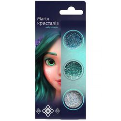Набір глітерів для макіяжу Colour Intense МАГІЯ КРИСТАЛІВ 3 шт/уп