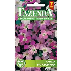 Насіння Квіти FAZENDA Матіола багаторічна 1 г