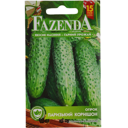 Насіння Огірок паризький корнішон 1 г (- + 35 шт) FAZENDA