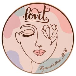 Крем-кушон тональний ВВ для обличчя зі спонжем Lovit