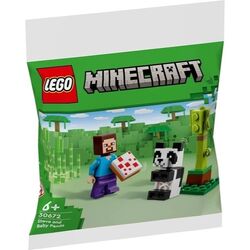 Конструктор LEGO Minecraft Стів і малюк-панда 35 деталей 30672