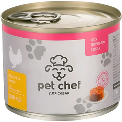 Паштет для дорослих собак Pet Chef з куркою 200 г