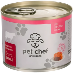 Паштет для дорослих собак Pet Chef з яловичиною 200 г