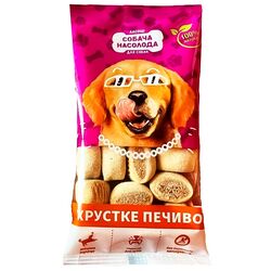 Печиво для собак у формі рулету Собача насолода начинка м'ясо птиці 60 г