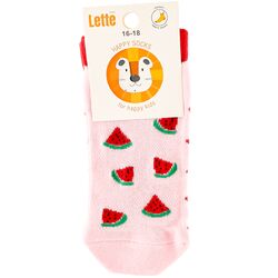 Шкарпетки дитячі сітка низькі Lette мікс р.16-18