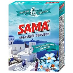 Порошок пральний безфосфатний універсальний SAMA Середземний аромат 350 г