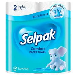Набір рушників паперових SELPAK Comfort 2 шари 2 штуки