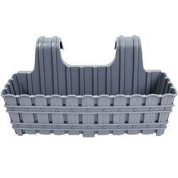 Горщик для квітів на перила 26х26x50 см пластиковий Violet House  BAMBOO 26х26x50 см